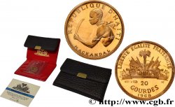 HAITI 20 Gourdes Proof Mackandal 1968
