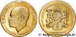 TCHAD - REPUBLIQUE 20.000 Francs or François Tombalbaye 1970 Paris MS