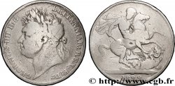 GREAT BRITAIN - GEORGE IV 1 Crown “TERTIO” 1822