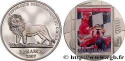 RÉPUBLIQUE DÉMOCRATIQUE DU CONGO 5 Francs Michael Shumacher 2007