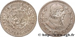MEXICO 1 Peso Jose Morelos y Pavon 1957 Mexico