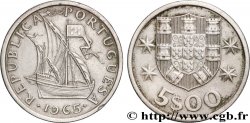 PORTUGAL 5 Escudos 1965 Lisbonne
