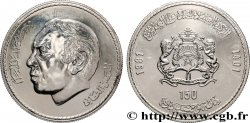 MAROC 150 Dirhams AH 1401 20e anniversaire du couronnement du roi 1981