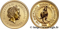 OR, PALLADIUM ET PLATINE INVESTISSEMENT 1/20 Oz - 5 Dollars Proof Kangourou 1999