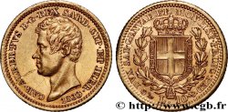 ITALIE - ROYAUME DE SARDAIGNE - CHARLES-ALBERT 10 Lire 1833 Gênes TTB+