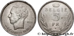 BELGIQUE 5 Frank (Franc) Léopold III 1936 Bruxelles