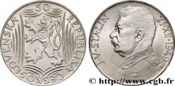 TCHÉCOSLOVAQUIE 50 Korun 70e anniversaire de Staline 1949