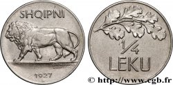 ALBANIE 1/4 Leku lion 1927 Rome - R