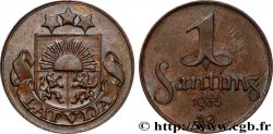 LETONIA 1 Santims emblème 1935 Birmingham EBC