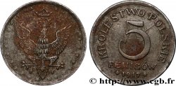 POLAND 5 Fenigow Pologne sous administration allemande 1917