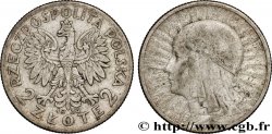 POLAND 2 Zlote Reine Jadwiga 1934 Varsovie