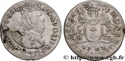 POLOGNE 6 Groszy Auguste III 1763 Gdansk
