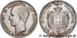 GREECE 1 Drachme Georges Ier 1873 Paris
