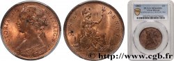UNITED KINGDOM 1 Penny Victoria “Bun Head” 1862 Londres