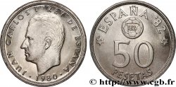 SPAIN 50 Pesetas Juan Carlos coupe du Monde de Football 1982 (1981) 1980 Madrid