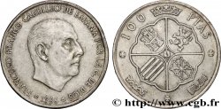 SPAIN 100 Pesetas Francisco Franco (1967 dans les étoiles) 1966 Madrid