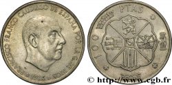 SPAGNA 100 Pesetas Francisco Franco (1968 dans les étoiles) 1966 Madrid