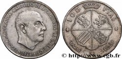 SPANIEN 100 Pesetas Francisco Franco (1968 dans les étoiles) 1966 Madrid