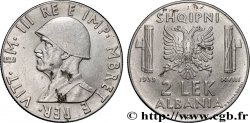 ALBANIA 2 Lek Victor-Emmanuel III d’Italie 1939 Rome