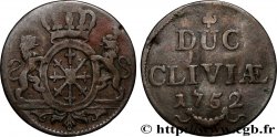 ALLEMAGNE - CLÈVES 1 Duit (1/8 Stuber) Duché de Clèves 1752