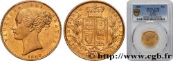 UNITED KINGDOM 1 Souverain Victoria (coin n°36) 1868 Londres