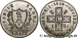 SCHWEIZ - KANTON BASEL 1/2 Batzen (5 Rappen) 1826