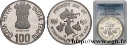 INDONÉSIE Piéfort 100 Rupees Proof Journée Internationale de l’Enfant 1981