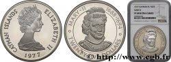 ÎLES CAIMANS 25 Dollars Proof Mary II 1977 Ottawa