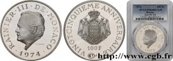MONACO 100 Francs Proof Rainier III 1974 Paris