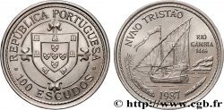 PORTUGAL 100 Escudos Découverte du fleuve Gambie en 1446 par Nuno Tristao 1987 Lisbonne