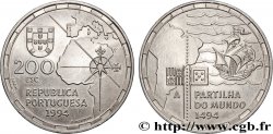 PORTUGAL 200 Escudos la partition du Monde en 1494 1994 Lisbonne