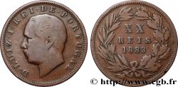 PORTUGAL 20 Réis Louis Ier 1883 Lisbonne