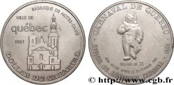 CANADA 1 Dollar du Carnaval - ¨Ville de Québec 1981 Ottawa