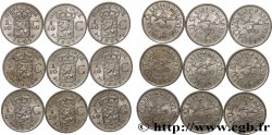 INDIAS NEERLANDESAS Lot 9 x 1/10 Gulden 1942 San Francisco - S EBC