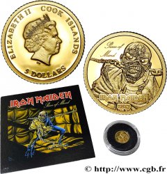 ÎLES COOK 5 Dollars Proof Iron Maiden - Piece of Mind 2023