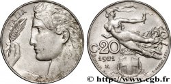 ITALIE 20 Centesimi allégorie de la Liberté 1921 Rome
