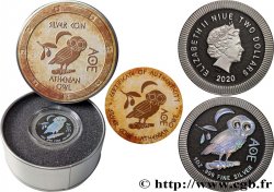 NIUE 2 Dollars Chouette Athénienne 2020