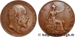 UNITED KINGDOM 1 Penny Edouard VII 1909 Londres