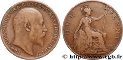UNITED KINGDOM 1 Penny Edouard VII 1910 Londres
