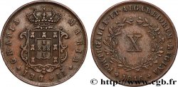 PORTUGAL 10 Réis frappe au nom de Marie II (Maria) 1846