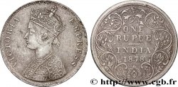 INDES BRITANNIQUES 1 Roupie Victoria 1878 Bombay