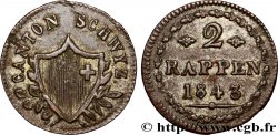 SUISSE - MONNAIES CANTONALES 2 Rappen - Canton de Schwyz 1843