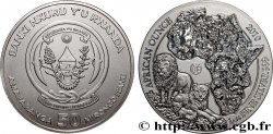 RWANDA 50 Francs (1 once) “Fabulous 15” 2010