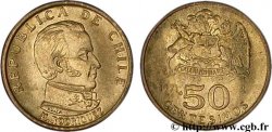 CHILE
50 Centesimos Manuel Rodriguez 1971 Santiago - S°