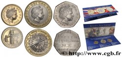 UNITED KINGDOM Série 3 monnaie Brillant Universelle 2005 Llantrisant