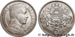 LETTONIE 5 Lati 1929