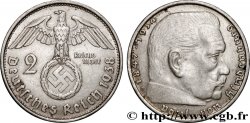 ALLEMAGNE 2 Reichsmark Maréchal Paul von Hindenburg 1938 Vienne