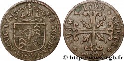SWITZERLAND - CANTON OF NEUCHATEL 1/2 Batzen 1792 Neuchâtel
