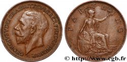 ROYAUME-UNI 1 Farthing Georges V 1927 Londres