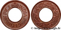 BRITISH INDIA 1 Pice 1945 Calcutta